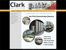 Tablet Screenshot of clarkprintinginc.com
